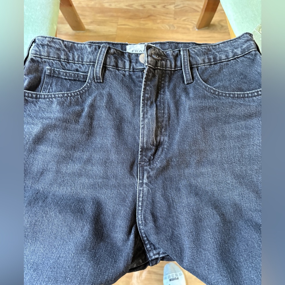 Frame Denim in inkwell Le High straight jeans - Picture 3 of 14